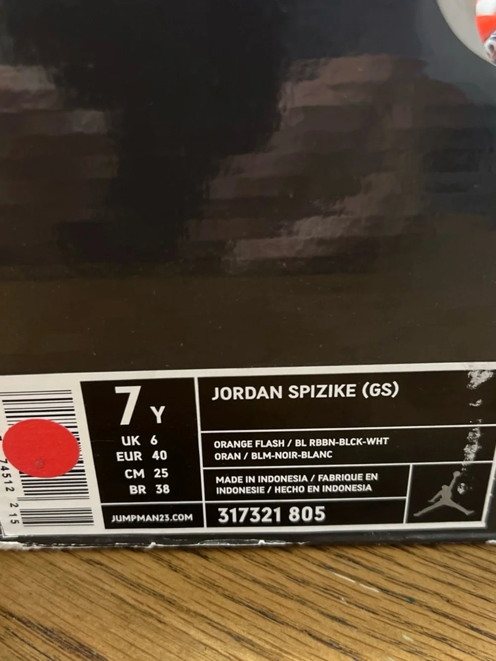 Jordan Spizike Men's Orange and Black High-Top Basketball Sneakers